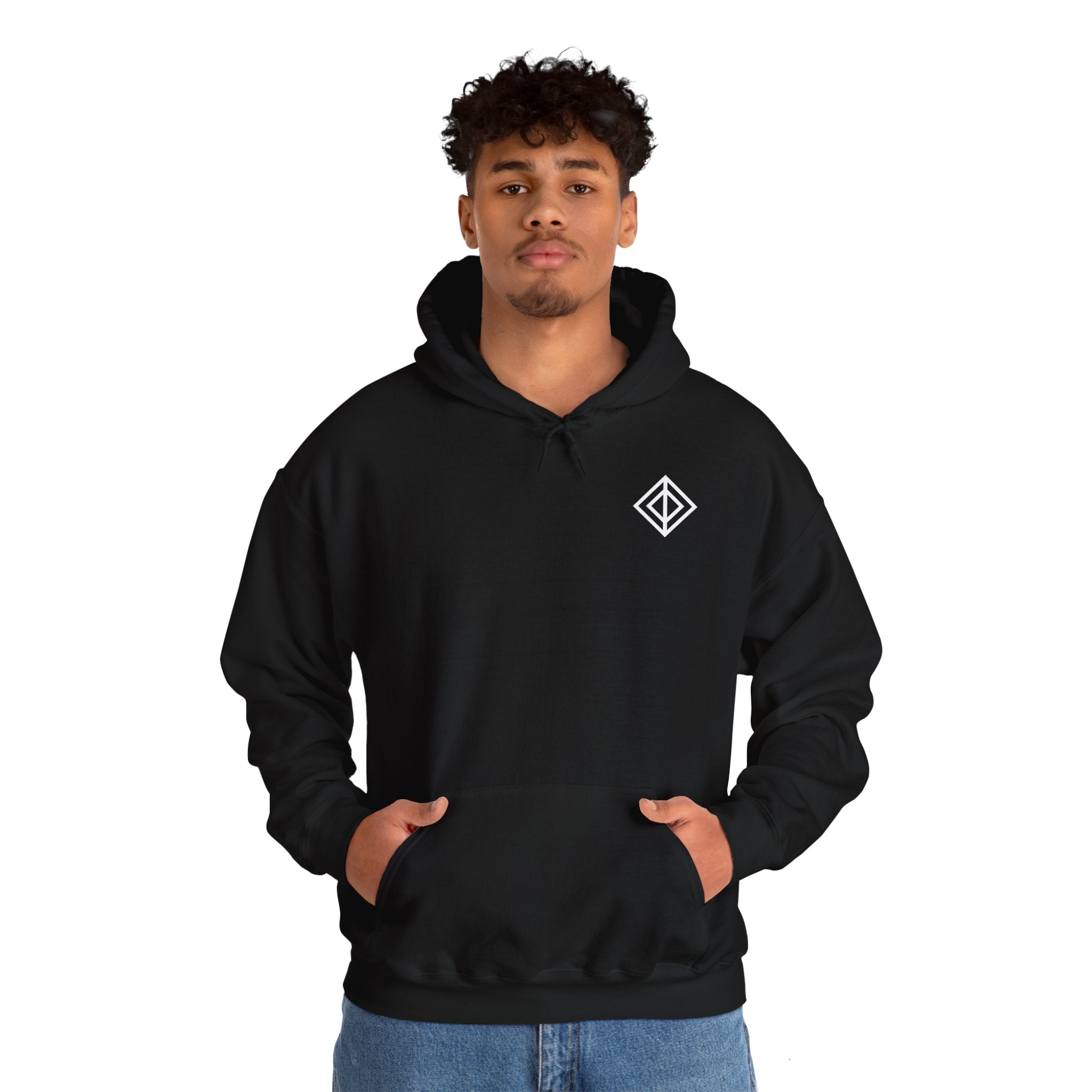 Hoodie à capuche unisexe Heavy Blend™ Marque Diamond